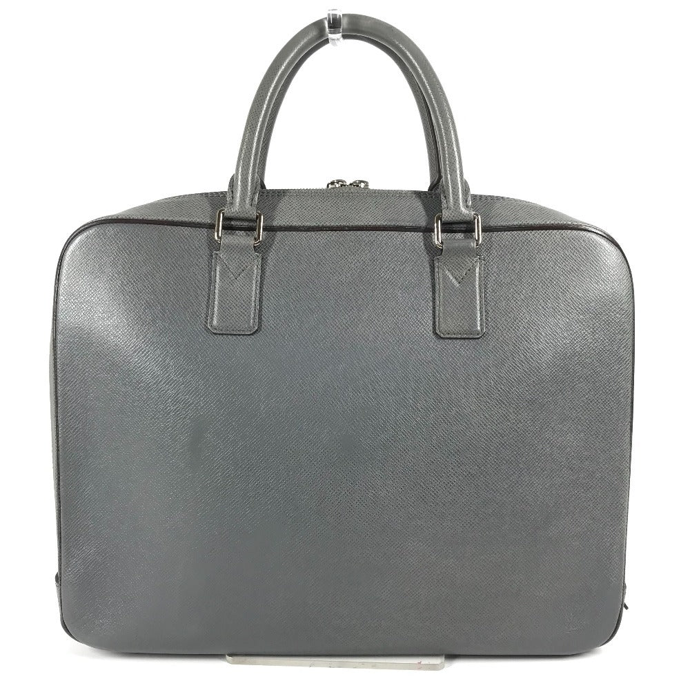 LOUIS VUITTON Business bag M32782 Taiga Leather gray Taiga Neo Igor mens