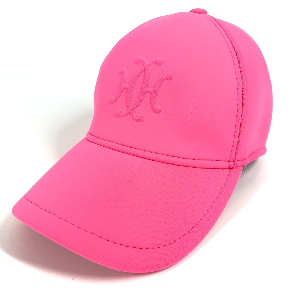 HERMES cap Polyurethane, Nylon pink Neovan Atlantic Ｓ