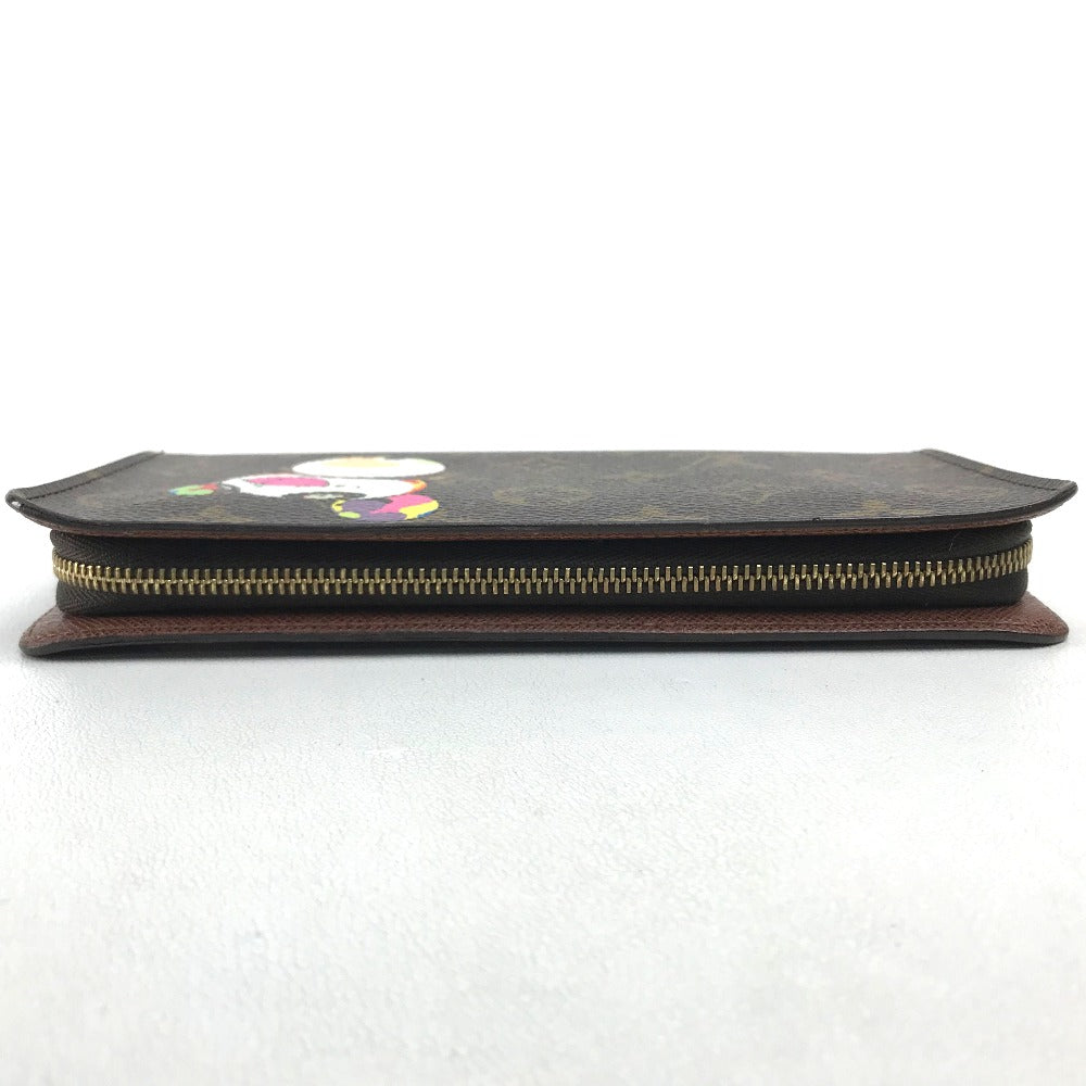 LOUIS VUITTON Long Wallet Purse M61729 Monogram canvas Brown Takashi Murakami Monogram panda Porto Monezup Women