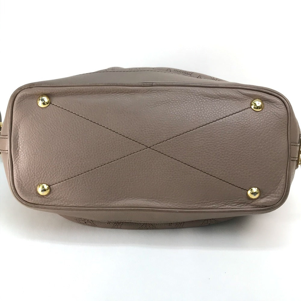 LOUIS VUITTON Handbag M93175 monogram mahina leather beige Monogram Mahina Stella PM Women