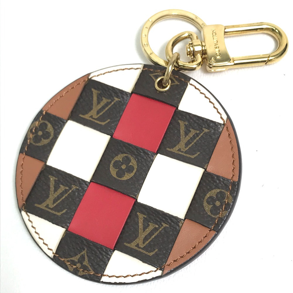 LOUIS VUITTON key ring M68657 Monogram canvas multicolor portocre monogram check Key ring Women