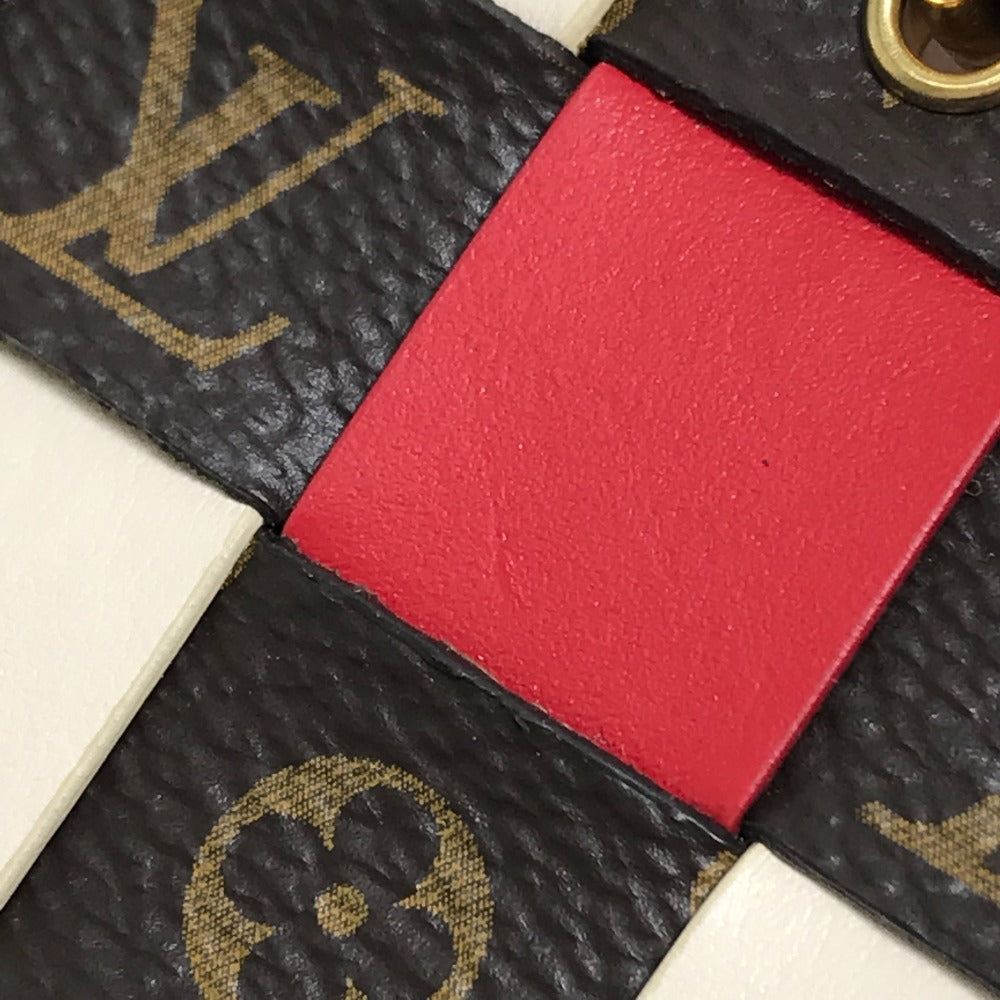 LOUIS VUITTON key ring M68657 Monogram canvas multicolor portocre monogram check Key ring Women