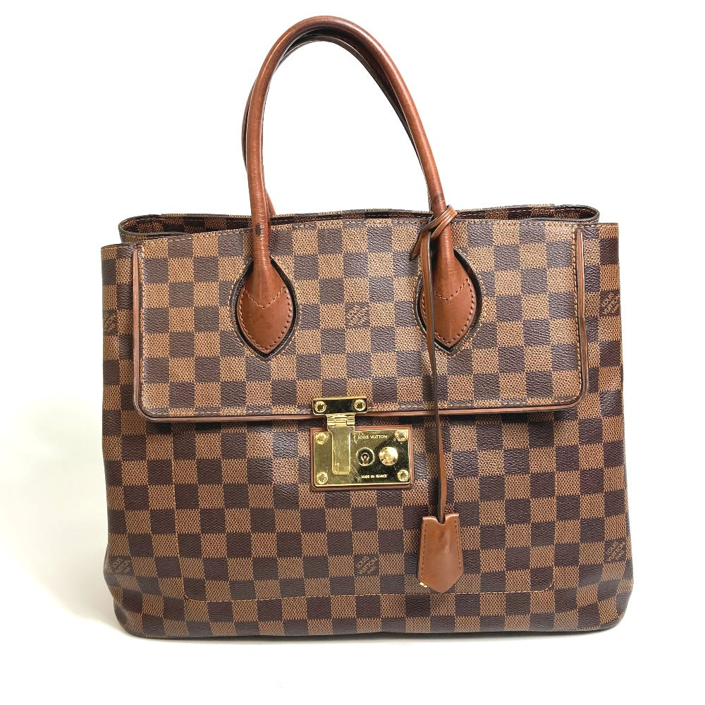 LOUIS VUITTON Handbag N41273 Damier canvas Brown Damier Ascot Women