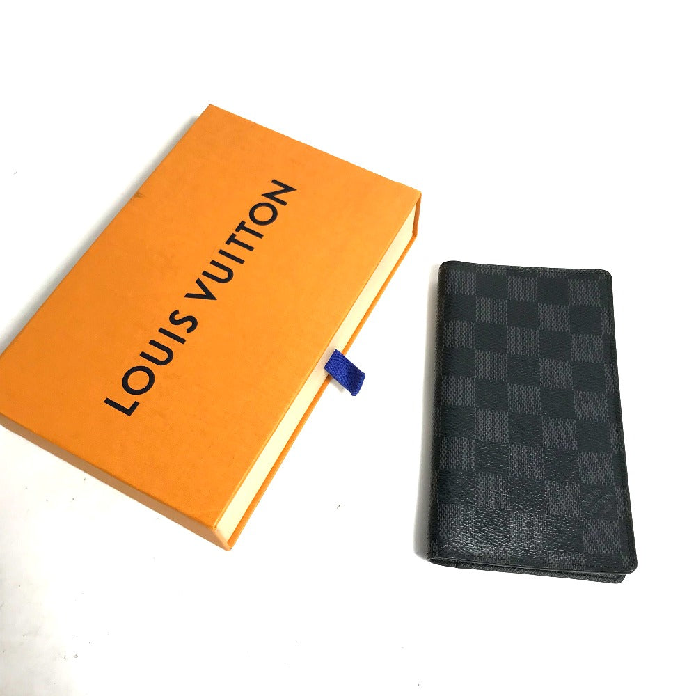 LOUIS VUITTON Notebook cover R20975 Damier Grafitto Canvas black Damier Grafitte Agenda Poch mens