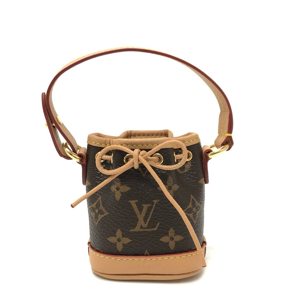 LOUIS VUITTON charm M00818 Monogram canvas Brown Monogram Bijoux Sac Micro Noe Women