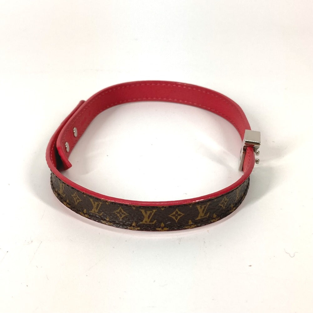 LOUIS VUITTON bracelet M6040F Monogram canvas Brown Monogram Bracelet Lockit Women 17