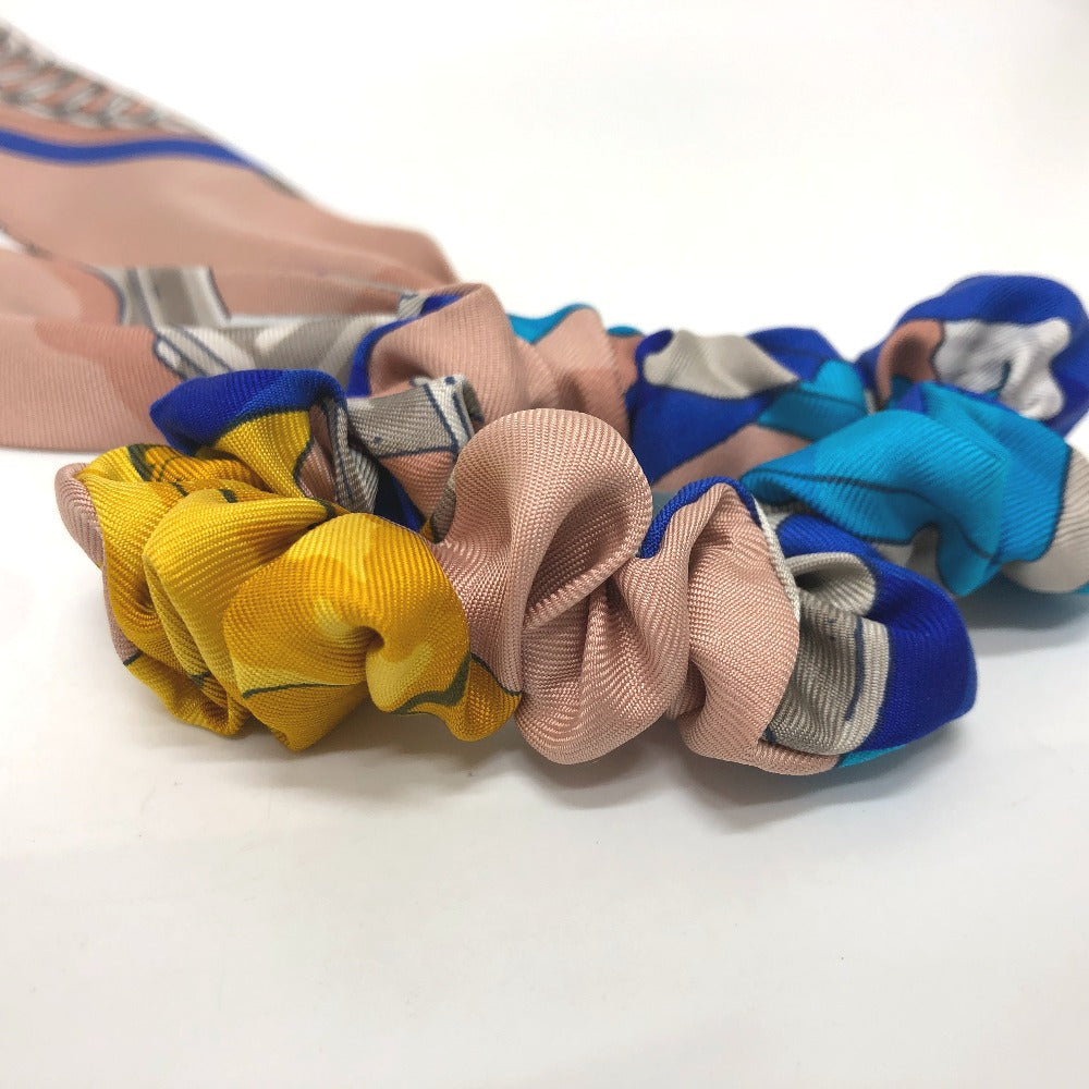 HERMES hair accessory silk multicolor Scrunchie Bella Women