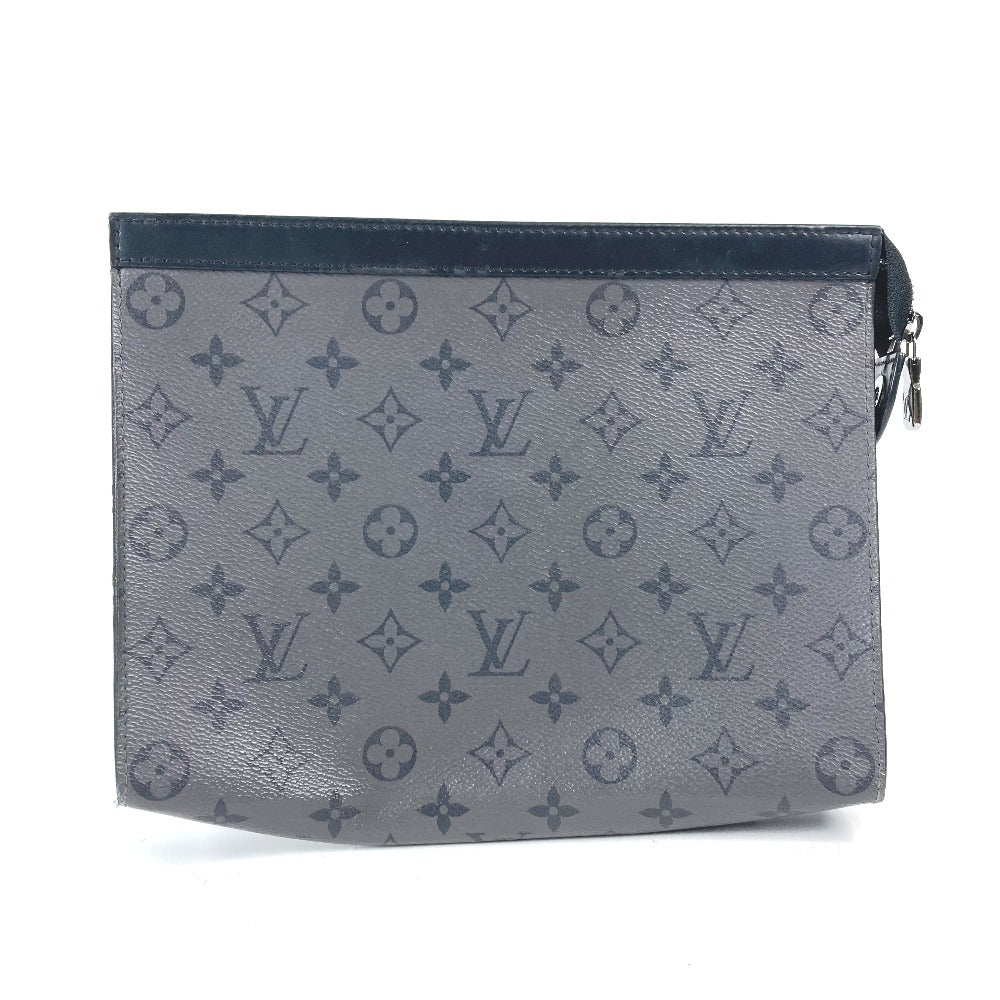 LOUIS VUITTON Clutch bag M69535 Monogram Eclipse Canvas gray Monogram Eclipse Reverse Pochette Voyage mens