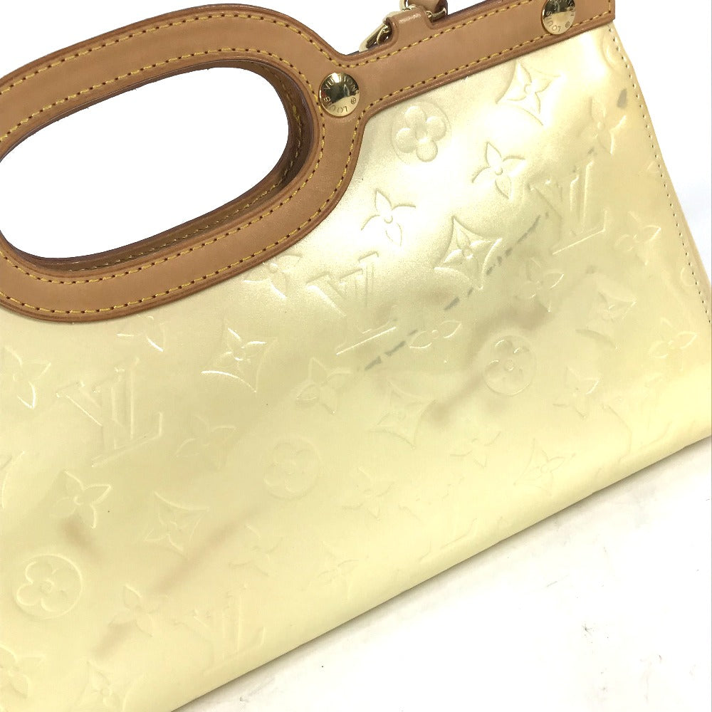 LOUIS VUITTON Shoulder Bag M91374 Monogram Vernis Canvas white Monogram Vernis Roxbury Drive Women