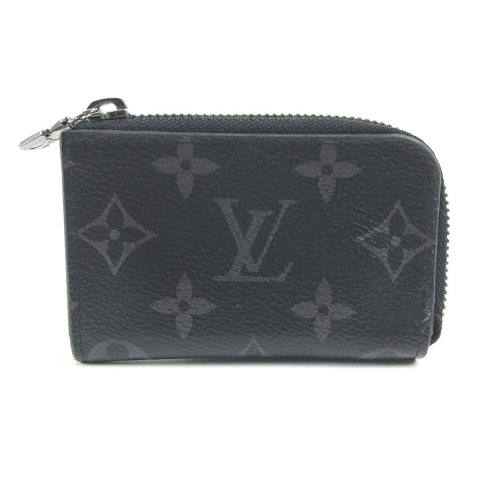 LOUIS VUITTON Coin case M63536 Monogram Eclipse Canvas black Monogram Eclipse Portemonejour mens