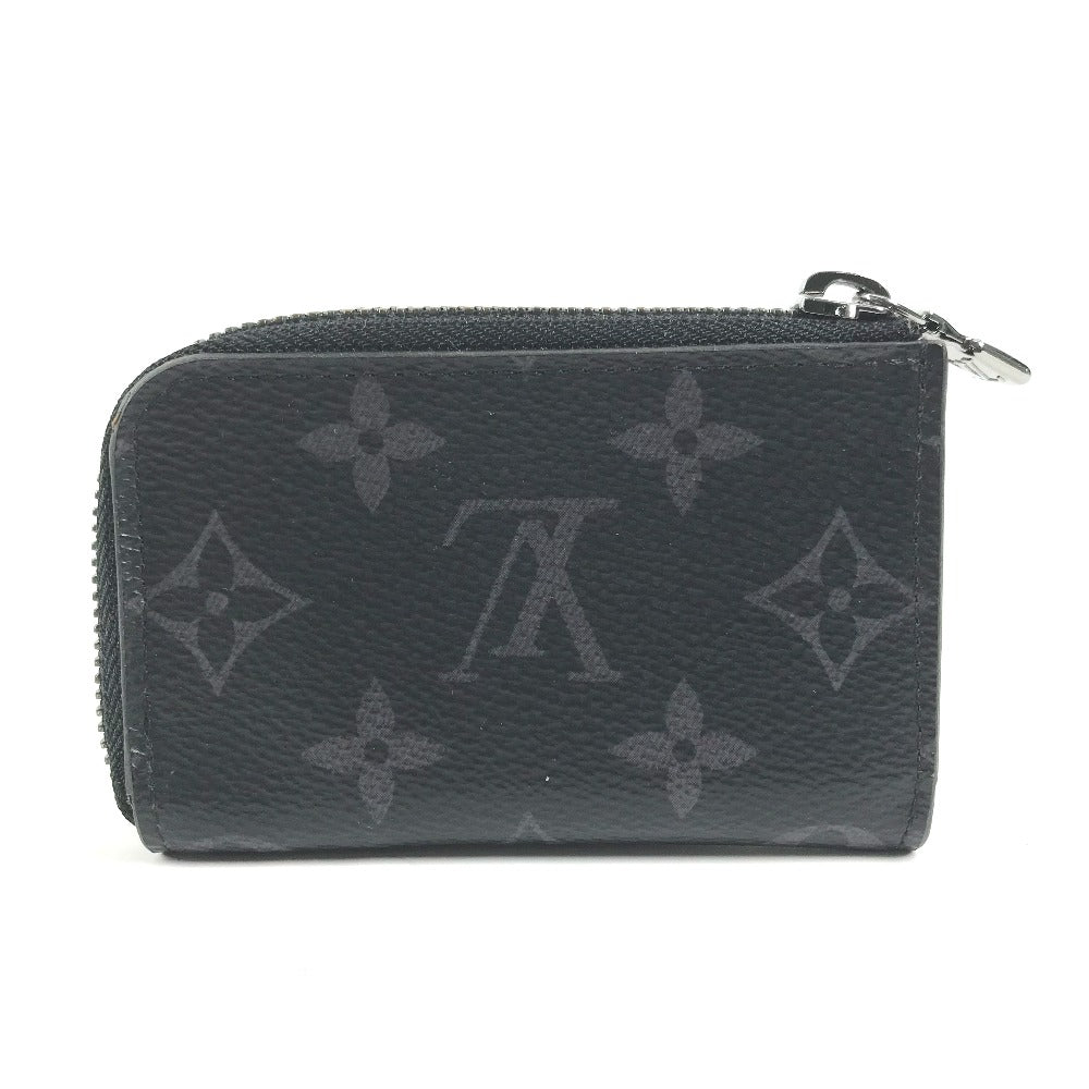 LOUIS VUITTON Coin case M63536 Monogram Eclipse Canvas black Monogram Eclipse Portemonejour mens