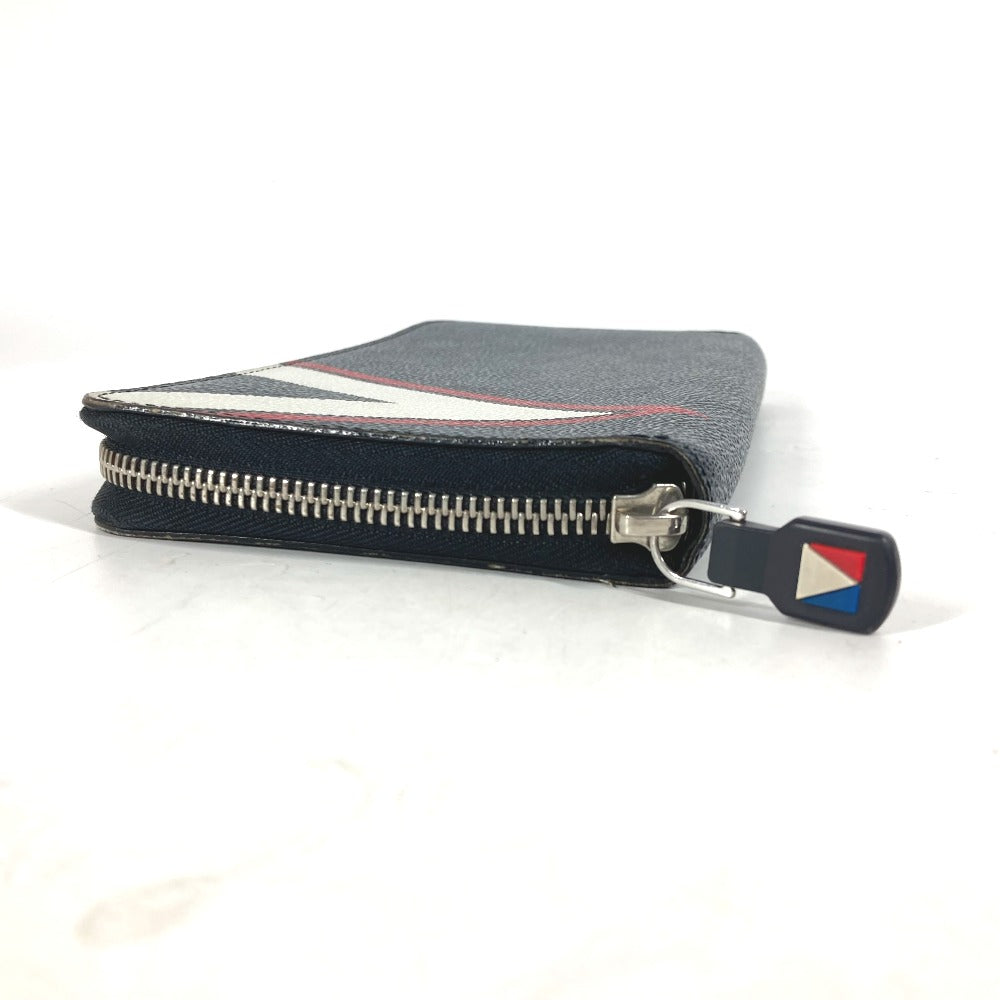 LOUIS VUITTON Long Wallet Purse N64013 Damier Cobalt Canvas Navy America's Cup 2017 Limited Zippy Organizer mens