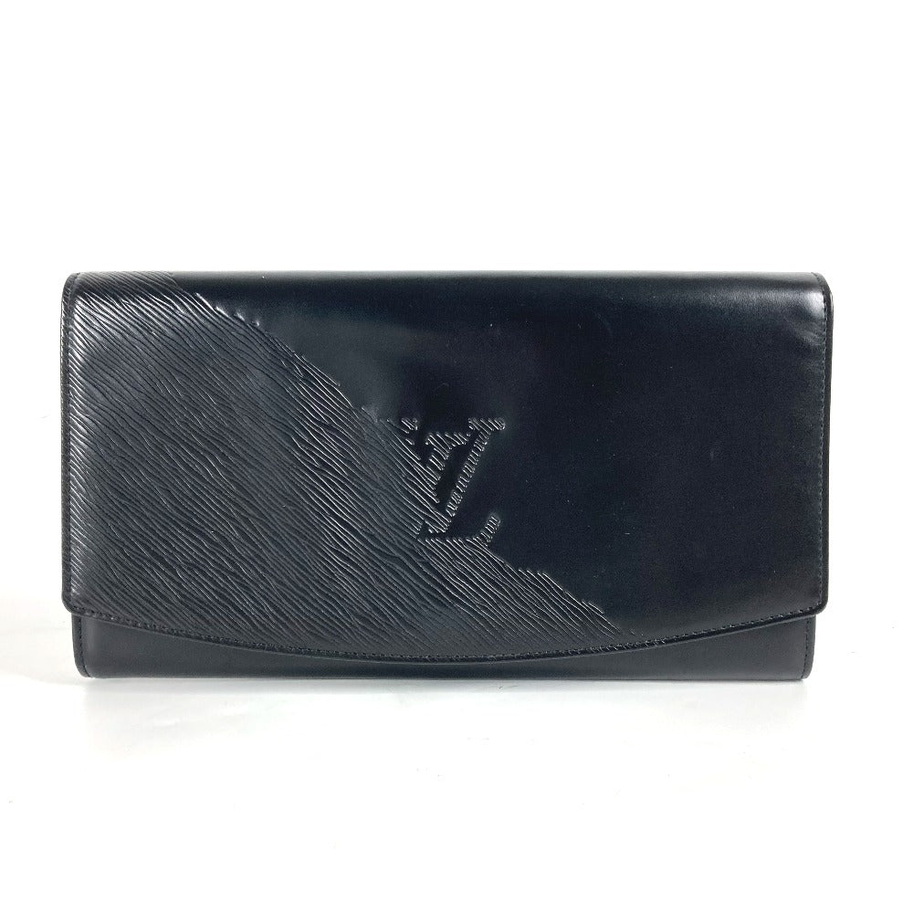 LOUIS VUITTON Clutch bag M63962 leather black Opera line Aegean mens