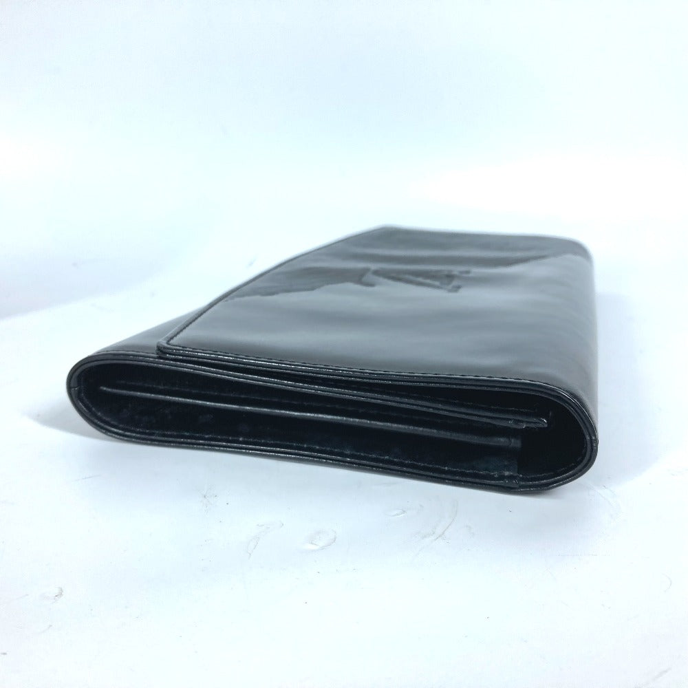 LOUIS VUITTON Clutch bag M63962 leather black Opera line Aegean mens
