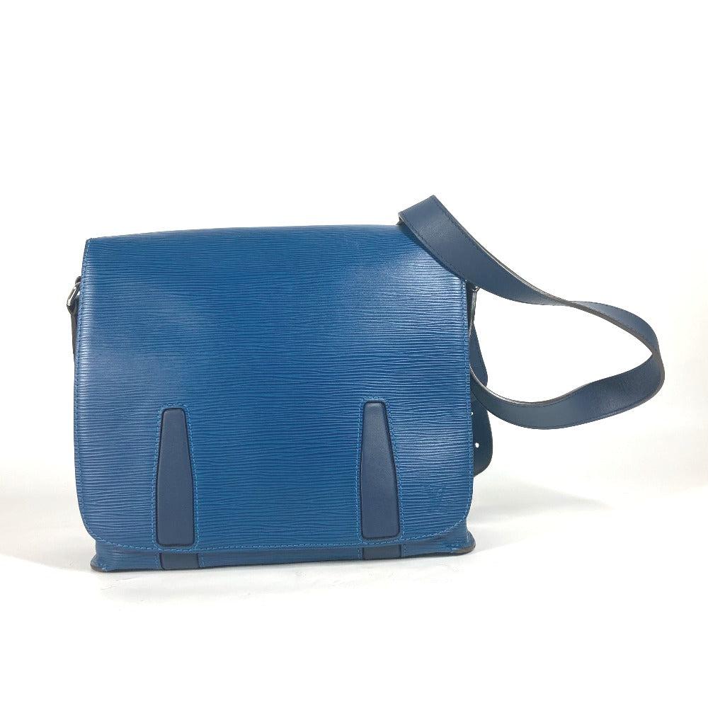LOUIS VUITTON Shoulder Bag M53407 Epi Leather blue Epi Harrington Messenger mens