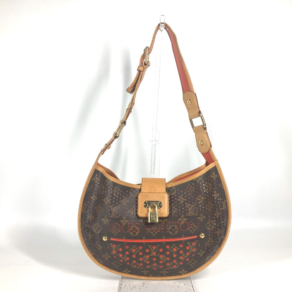LOUIS VUITTON Shoulder Bag M95178 Monogram canvas Orange Monogram Perfo Dumi Lynne Women
