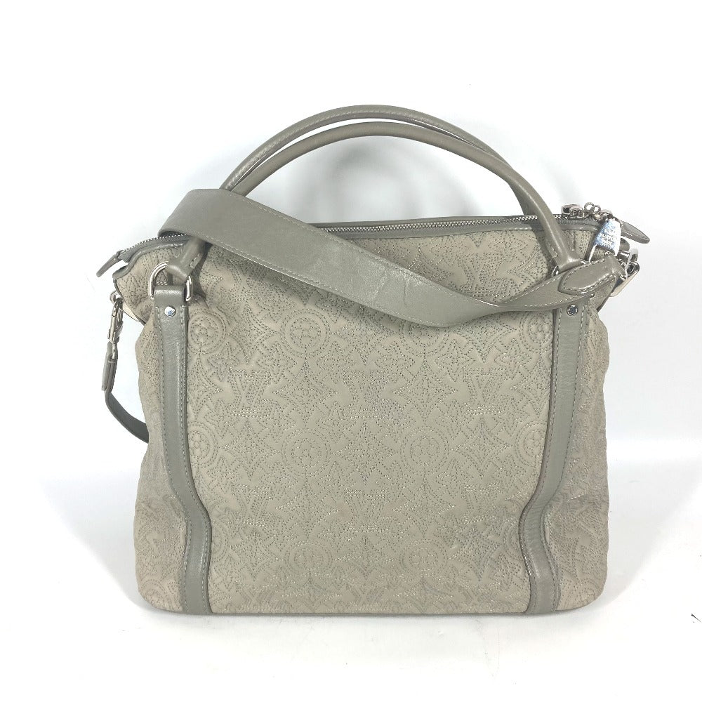 LOUIS VUITTON Tote Bag M97070 leather gray Monogram Antia Ixia PM Women