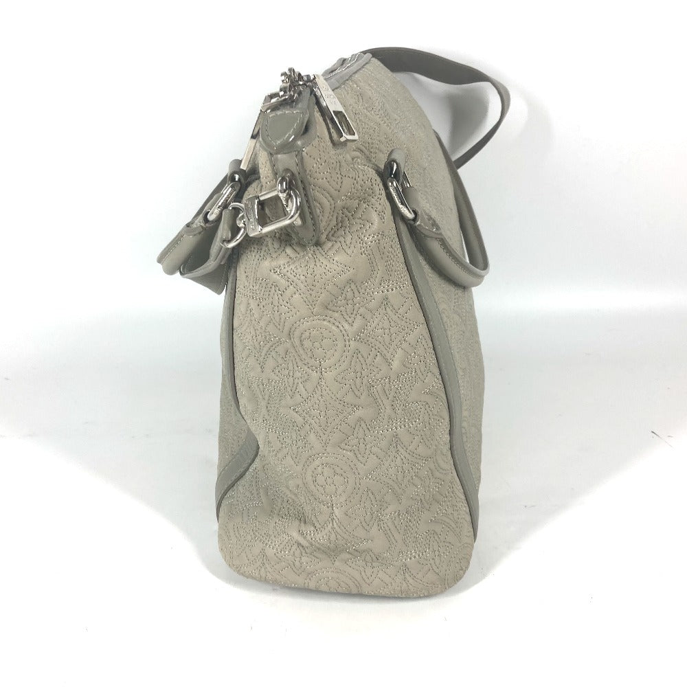 LOUIS VUITTON Tote Bag M97070 leather gray Monogram Antia Ixia PM Women