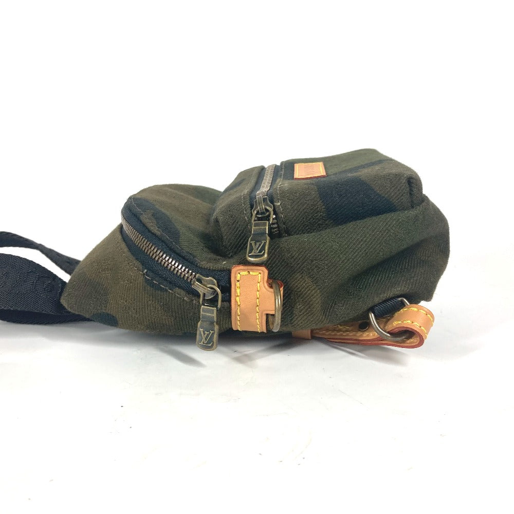 LOUIS VUITTON key ring M44201 canvas green Supreme collaboration Apollo Backpack Nano unisex(Unisex)