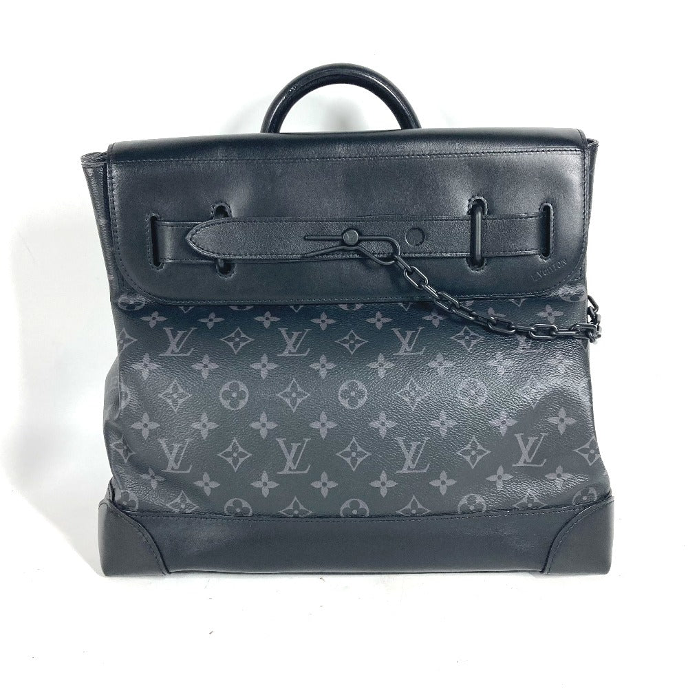 LOUIS VUITTON Handbag M44731 Monogram Eclipse Canvas black Monogram Eclipse Steamer PM mens