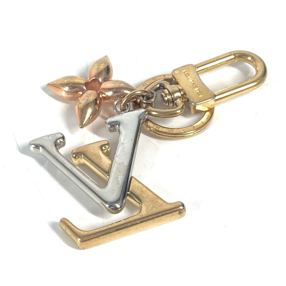 LOUIS VUITTON key ring M68449 metal multicolor LV logo Keychain LV New Wave
