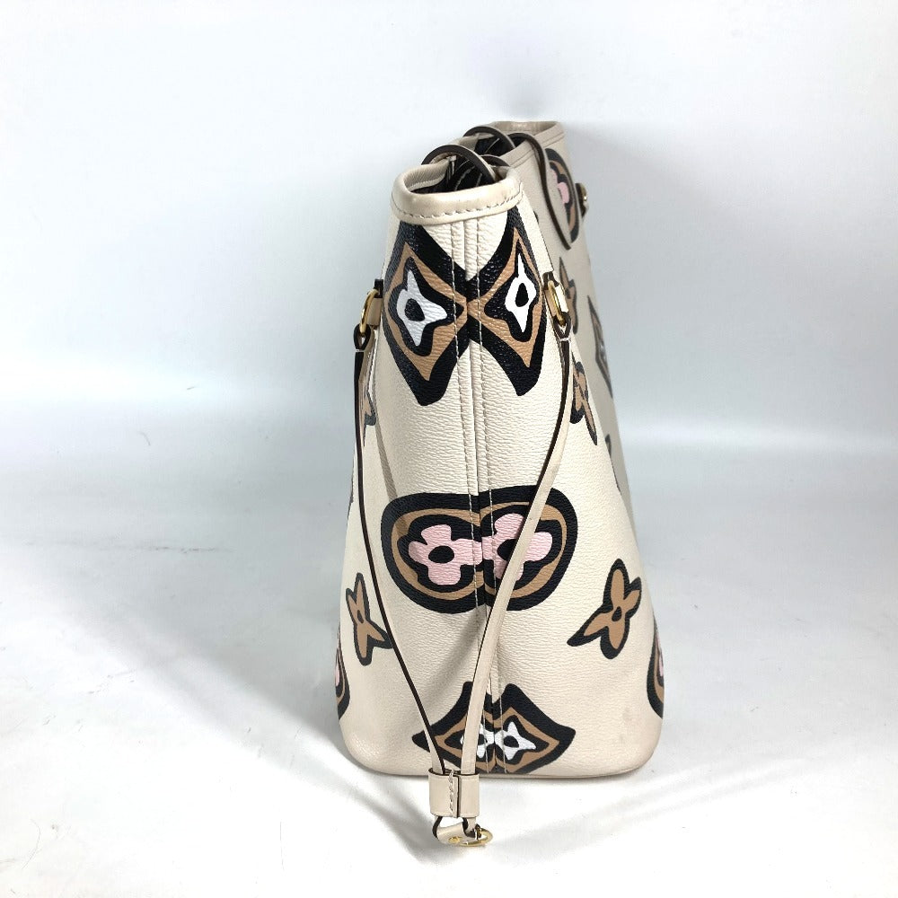 LOUIS VUITTON Shoulder Bag M45819 PVC / Leather beige Wild at Heart Capsule Collection Neverfull MM