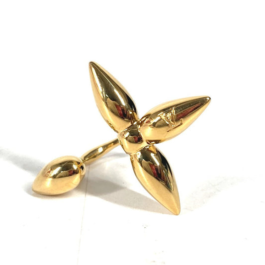 LOUIS VUITTON Ring M00378 metal gold Monogram flower burg louisette ring S