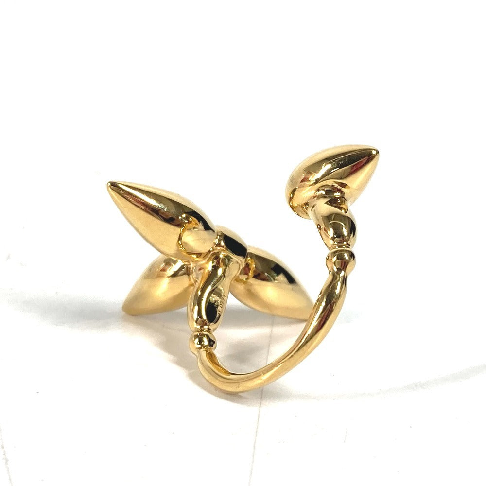 LOUIS VUITTON Ring M00378 metal gold Monogram flower burg louisette ring S