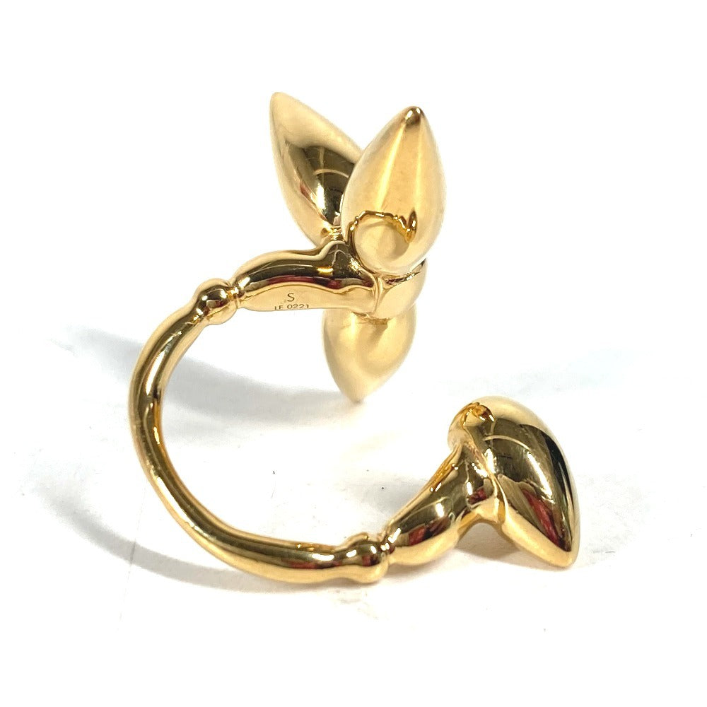 LOUIS VUITTON Ring M00378 metal gold Monogram flower burg louisette ring S