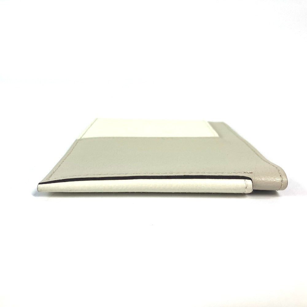 HERMES Card Case leather white By color Nect