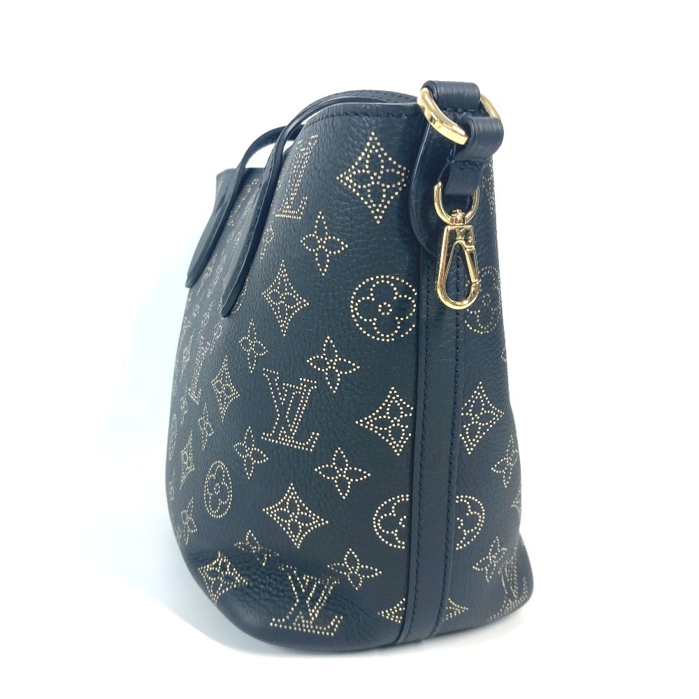 LOUIS VUITTON Shoulder Bag M23393 monogram mahina leather black Monogram Mahina Blossom PM Women