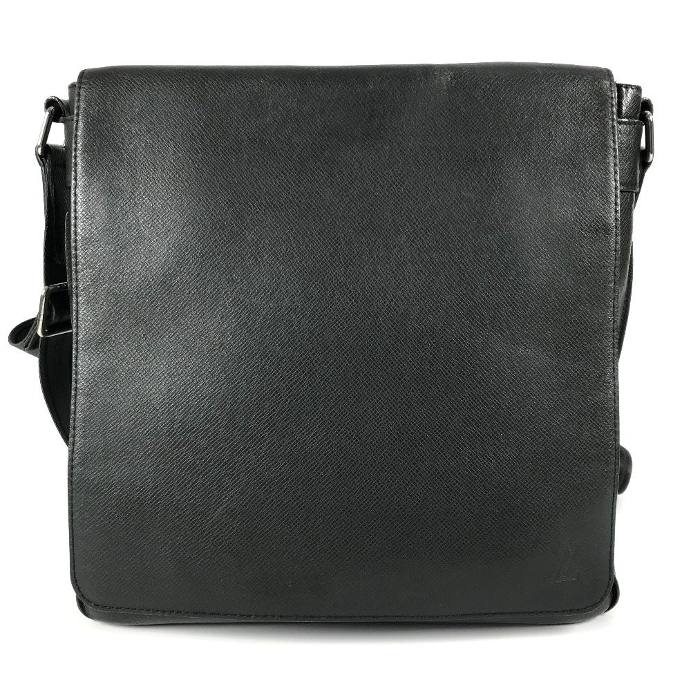 LOUIS VUITTON Shoulder Bag M32702 Taiga Leather black Taiga Milo unisex(Unisex)