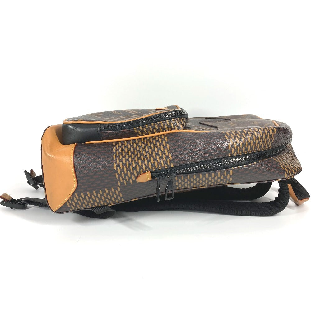 LOUIS VUITTON Backpack N40380 Damier Giant Canvas Brown Damier Giant NIGO collaboration Backpack unisex(Unisex)