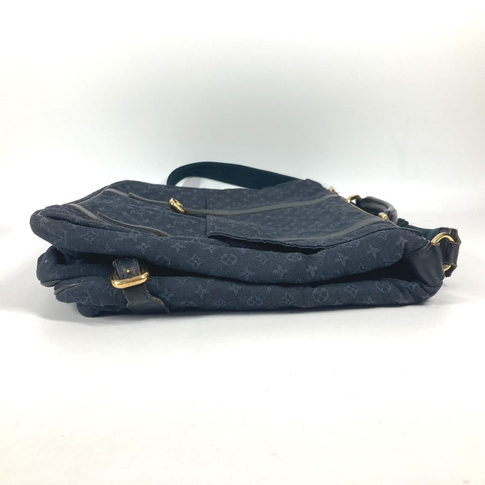 LOUIS VUITTON Shoulder Bag M42311 Monogram mini canvas Navy Monogram mini Dunes Women