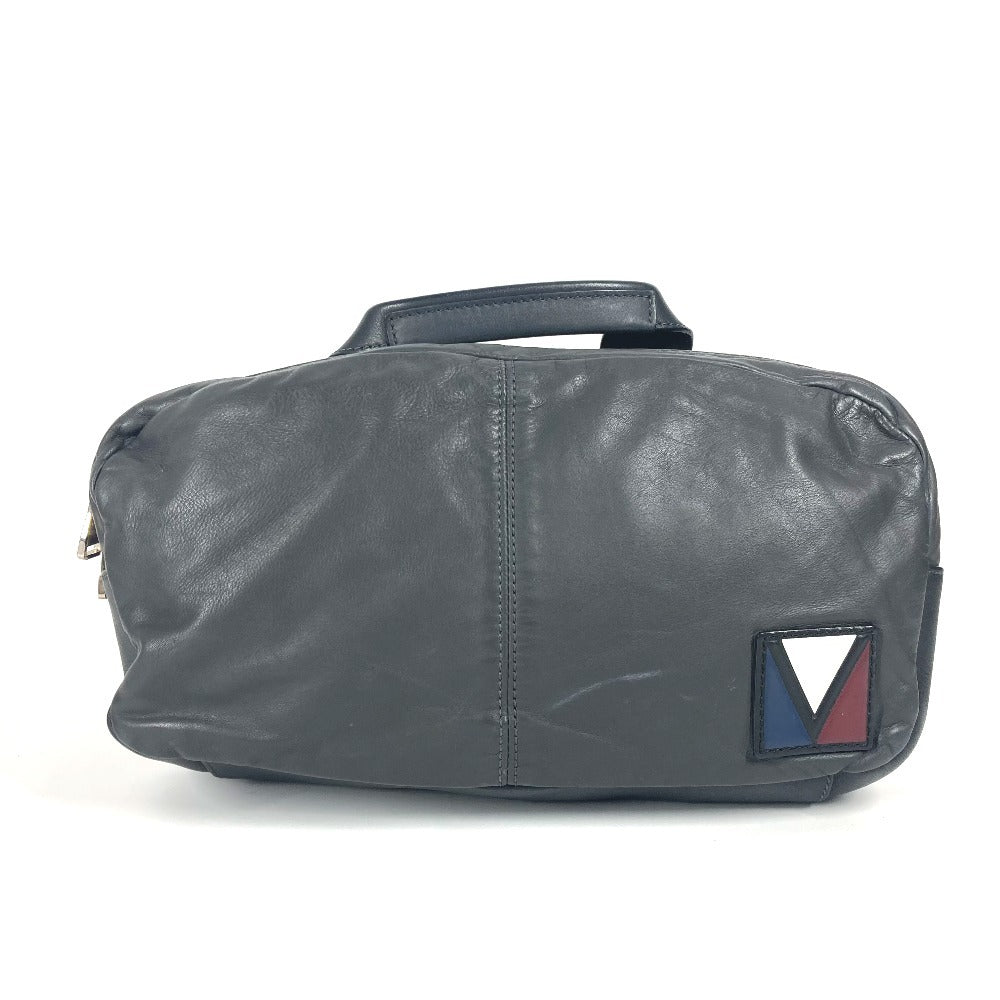 LOUIS VUITTON Sling bag M50445 leather gray V line Fast unisex(Unisex)