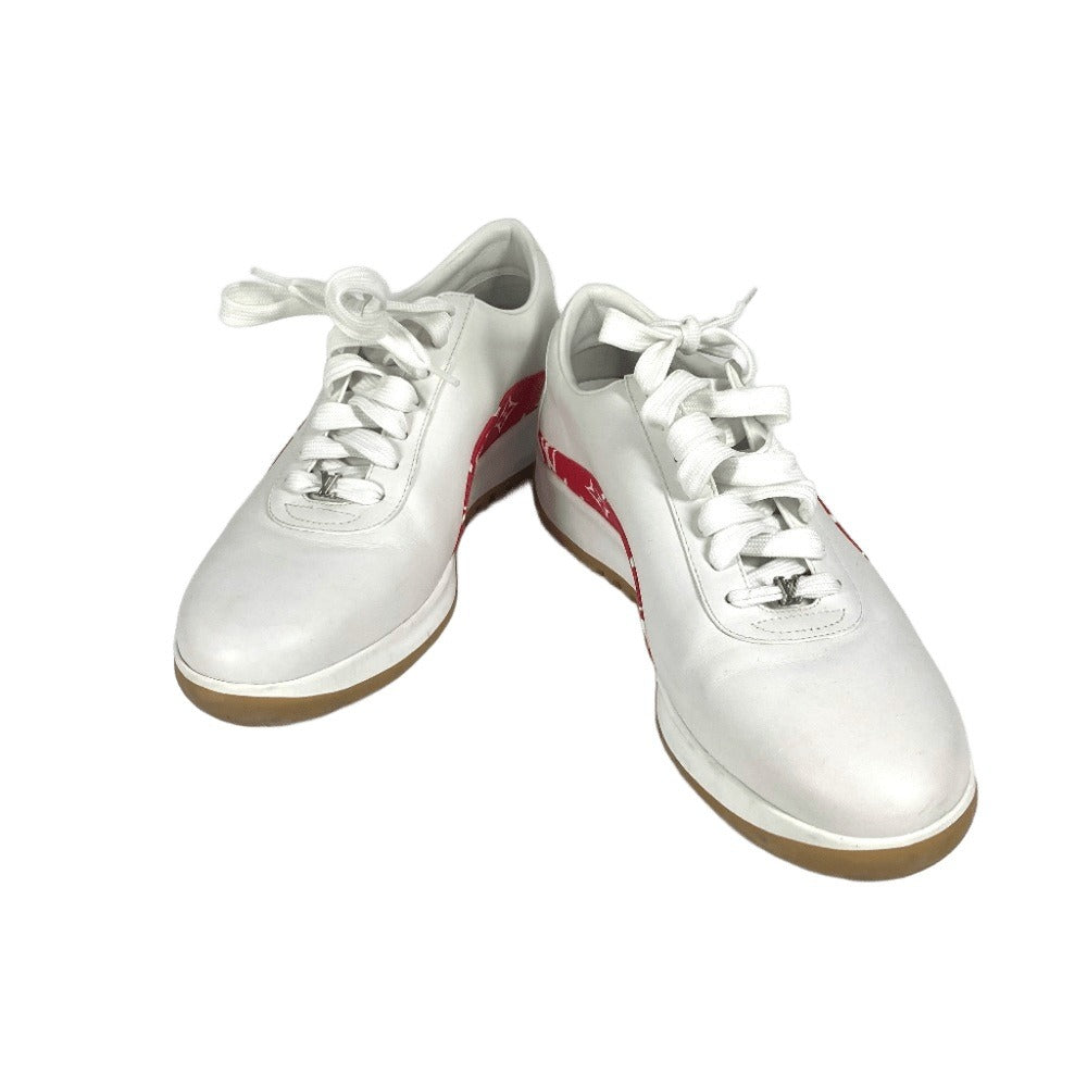 LOUIS VUITTON sneakers 1A3EQ5 leather white Monogram Louis Vuitton x Supreme collaboration 7