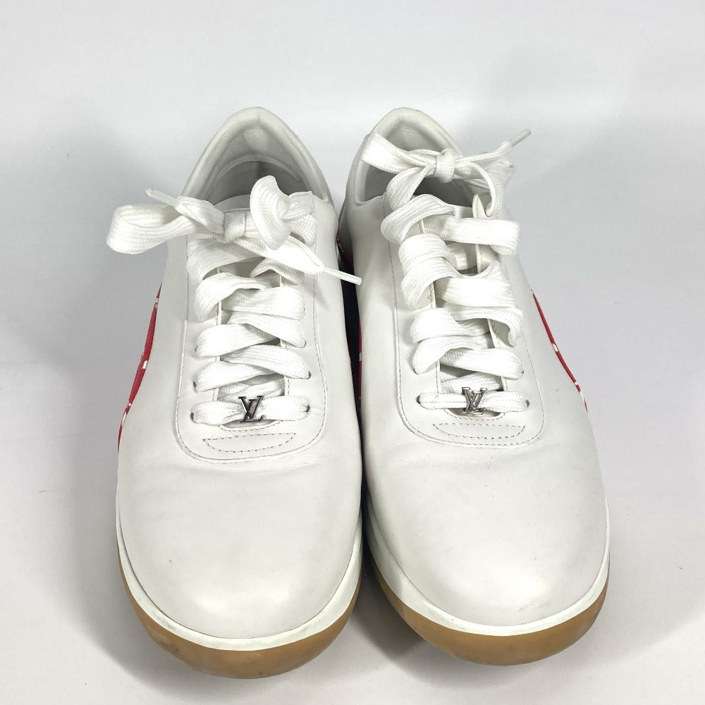 LOUIS VUITTON sneakers 1A3EQ5 leather white Monogram Louis Vuitton x Supreme collaboration 7
