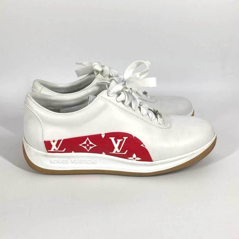 LOUIS VUITTON sneakers 1A3EQ5 leather white Monogram Louis Vuitton x Supreme collaboration 7