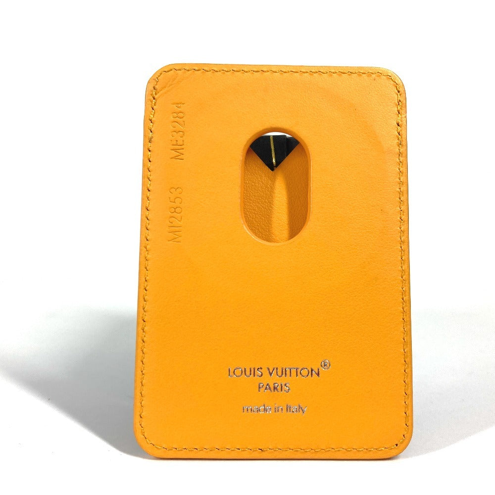 LOUIS VUITTON Card Case M12853 Monogram canvas yellow Monogram Porto Cult Magnet unisex(Unisex)