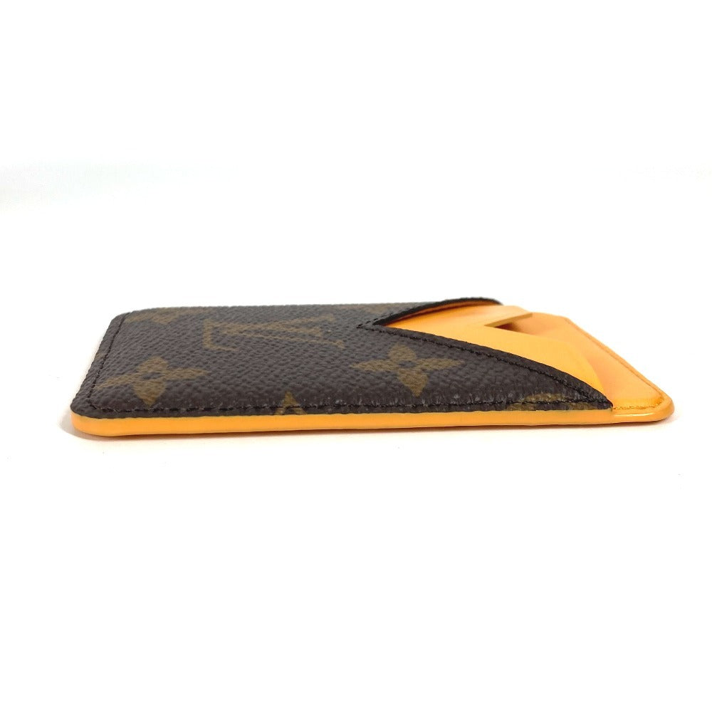 LOUIS VUITTON Card Case M12853 Monogram canvas yellow Monogram Porto Cult Magnet unisex(Unisex)