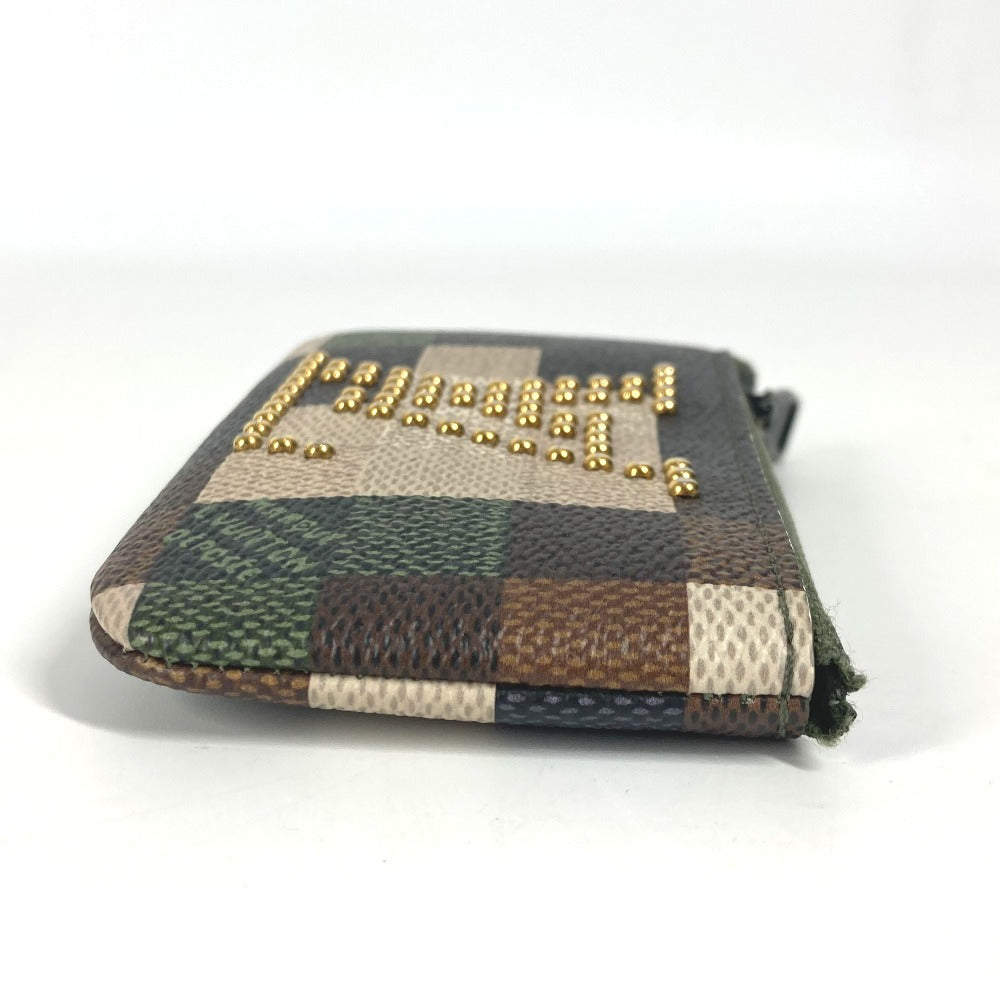 LOUIS VUITTON Coin case M83175 leather multicolor Damier Pop Pochette Cre Women(Unisex)
