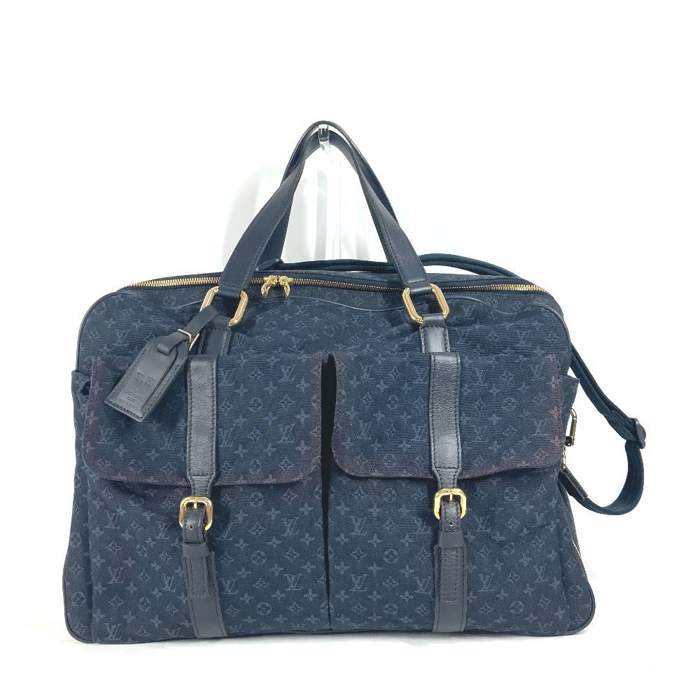 LOUIS VUITTON Boston Duffel bag M42331 Monogram mini canvas Navy Monogram mini Claudine Women