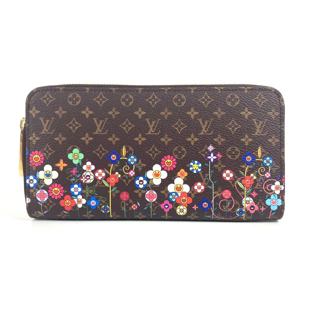 LOUIS VUITTON Long Wallet Purse ï¼­14162 Monogram canvas Brown Japan exclusive LV Ã TM Zippy wallet