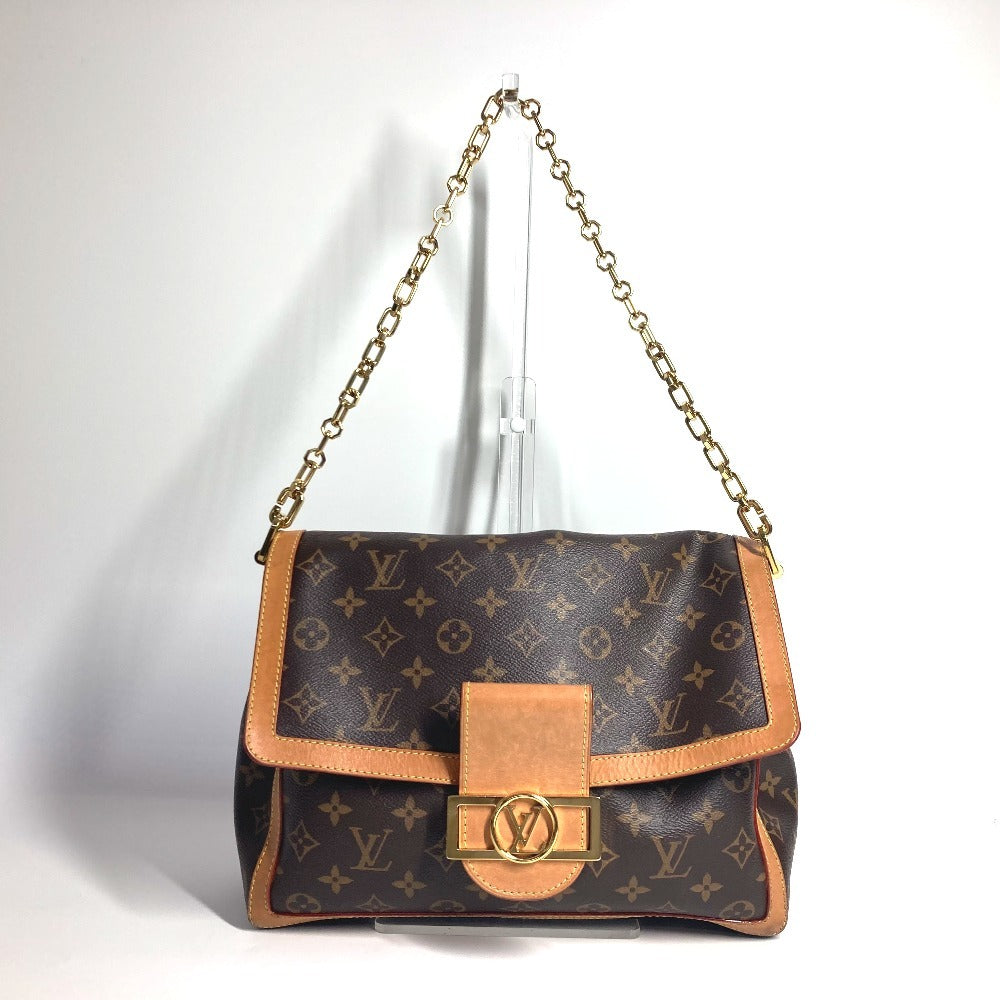 LOUIS VUITTON Shoulder Bag M47149 Monogram canvas Brown Monogram Dauphine Soft GM