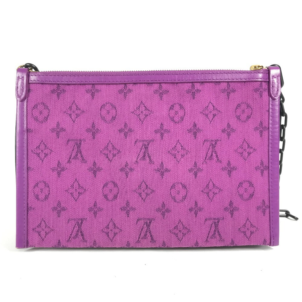 LOUIS VUITTON Shoulder Bag M44641 Monogram canvas Brown Monogram Logo Story Flat messenger