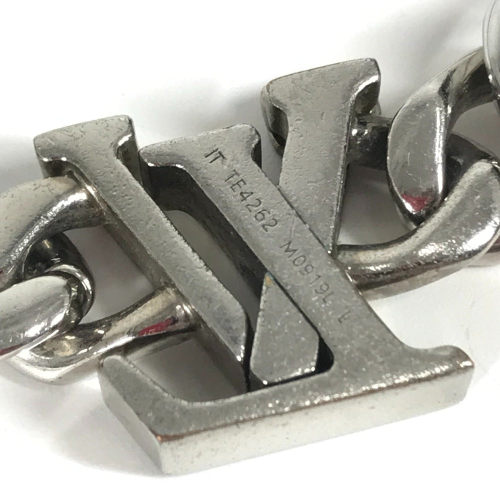 LOUIS VUITTON bracelet M0919L metal Silver LV logo LV Chain Bracelet with LV Initials L