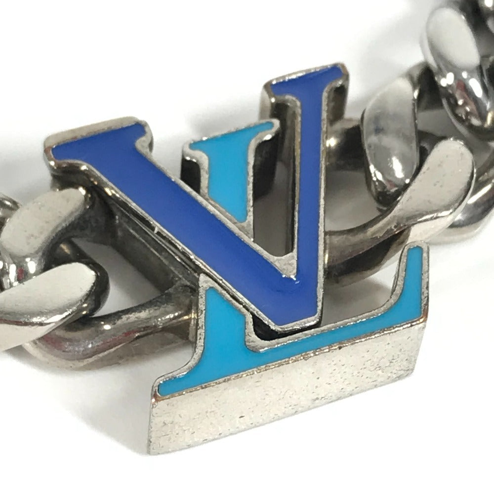 LOUIS VUITTON bracelet M0919L metal Silver LV logo LV Chain Bracelet with LV Initials L