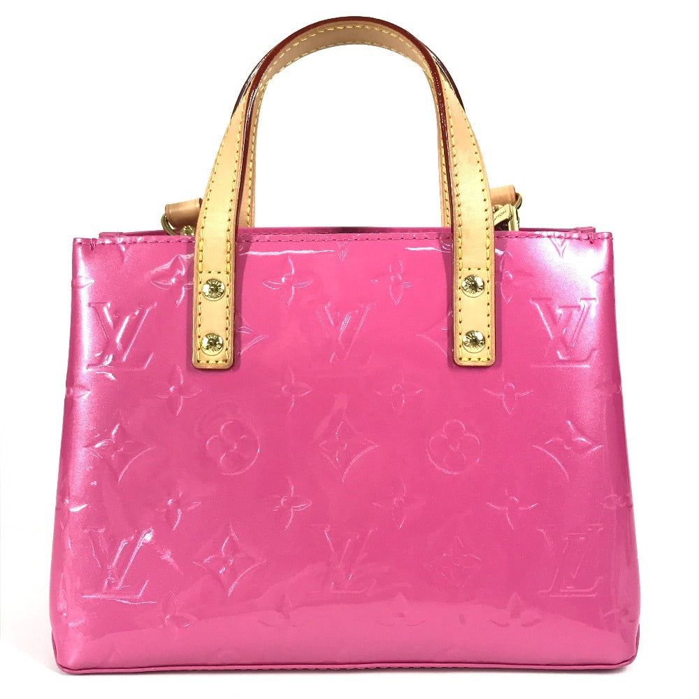 LOUIS VUITTON Shoulder Bag M24028 Monogram Vernis pink Monogram Vernis LV Remix Reed PM