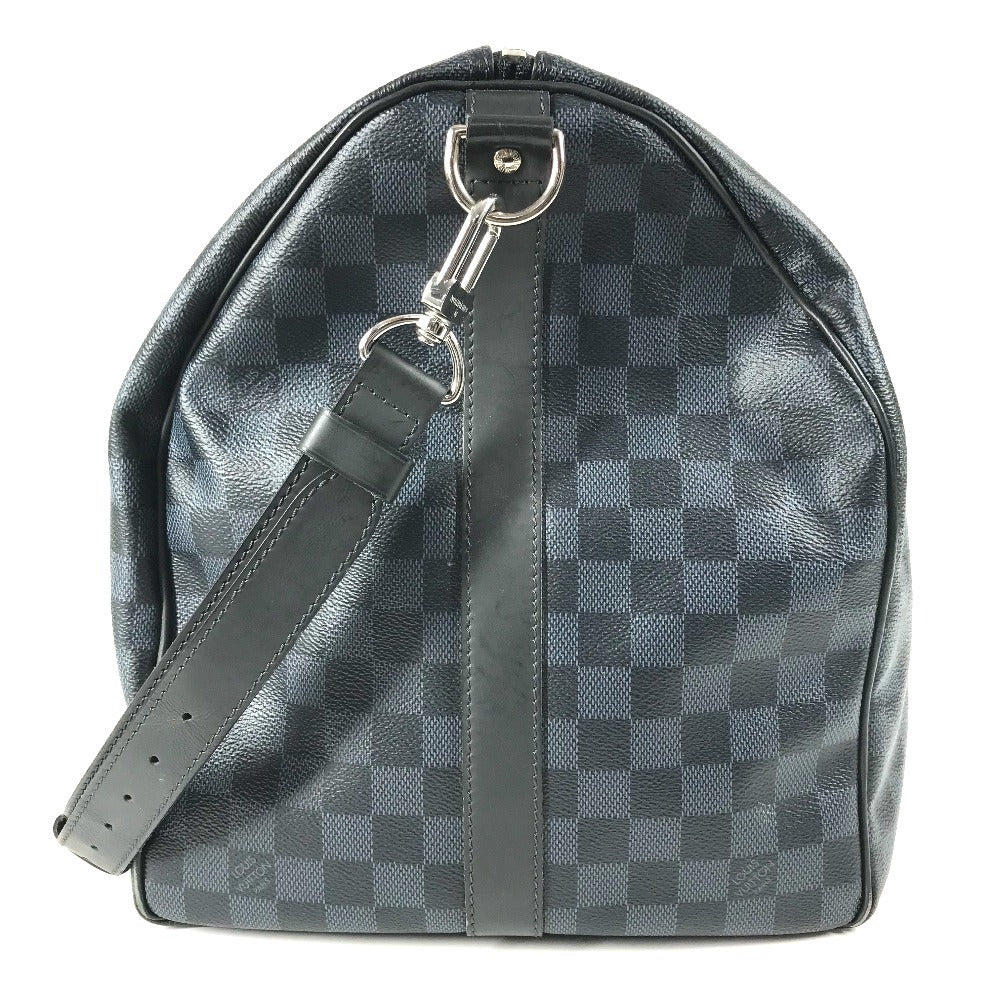LOUIS VUITTON Boston Duffel bag M41356 Damier Cobalt Canvas Navy Damier Cobalt Keepall bandouliere55
