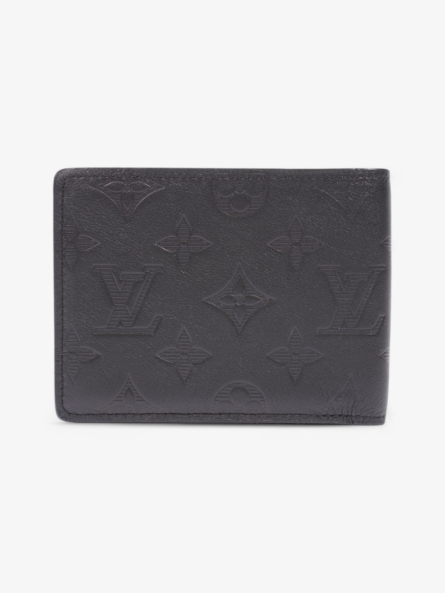 Louis Vuitton Multiple Wallet Black Calfskin Leather